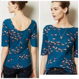 Anthropologie Postmark Fox Shirt